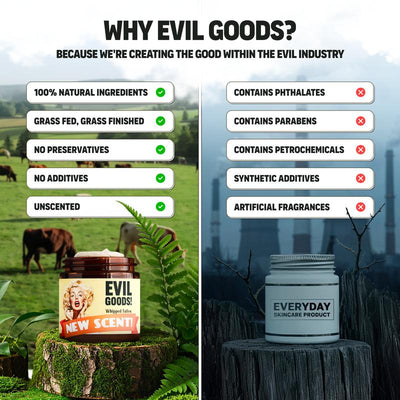 Whipped Beef Tallow & Manuka Honey Balm – Organic Moisturizer for Face, Body & Lips | Deep Hydration, 100% Natural