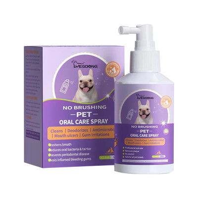 Pet Dental Cleaning Spray – Instantly Removes Tartar, Plaque & Bad Breath for Dogs & Cats | Emira Fix